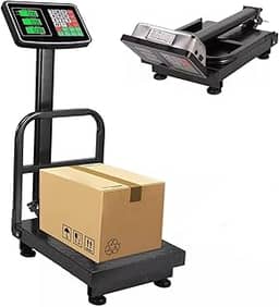 Balança Digital Industrial ILID 150kg - Alta Precisão 50g, Display LED, Superfície Antiferrugem, Função Acumular e Peso Dinâmico para Frutas, Mercado, Logística