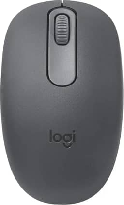 Mouse sem fio Logitech M196 com Conexão Bluetooth, Design Ambidestro Compacto, Rastreamento Preciso, Compatível com PC e Mac, Windows e macOS - Grafite