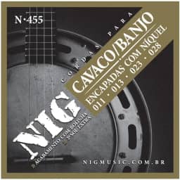 Encordoamento Cavaco/Banjo Encapadas Com Níquel Nig N-455