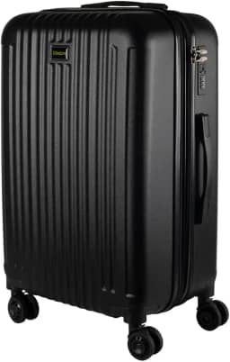 Mala Média em ABS Com 4 Rodas 360 - AeroMalas Paris (Preto)