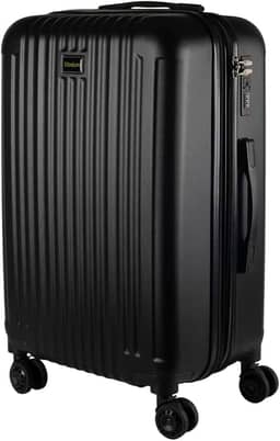 Mala Média em ABS Com 4 Rodas 360 - AeroMalas Paris (Preto)