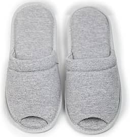 Chinelo Pantufa Feminina Aberta Em Malha Cotton Day