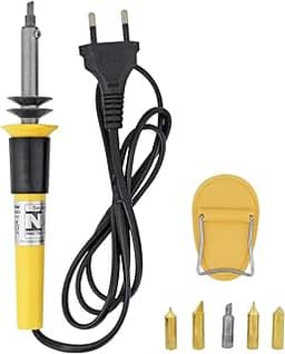 PIROGRAFO GRAVADOR DE PEÇAS SOLDADOR COM 5 PONTAS E SUPORTE 30W WESTERN 220V
