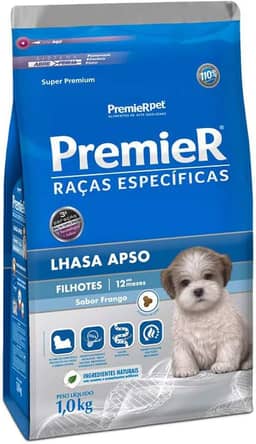 Premier Pet Premier Lhasa Apso Filhote Ração Raças Específicas Para Cães 1Kg