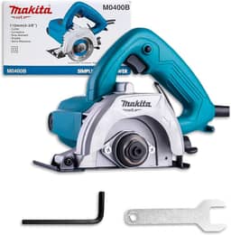 MAKITA Serra Mármore M0400B 1200W 110mm 4.3/8 Pol p/Corte em Concreto Granito Mármore e Porcelanato c/Alta Autonomia p/Obras e Reformas - 220v