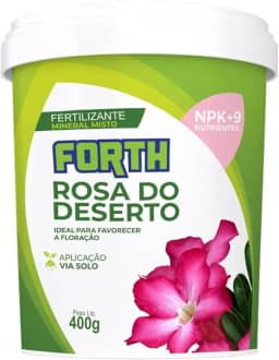Adubo Fertilizante Forth Rosa Do Deserto 400g Floração Flor