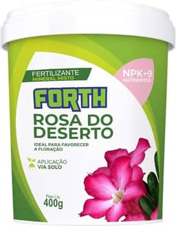 Adubo Fertilizante Forth Rosa Do Deserto 400g Floração Flor