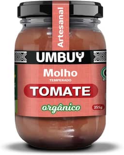 Umbuy Orgnicos Molho Orgânico Artesanal De Tomate Temperado Umbuy Orgânicos 255G