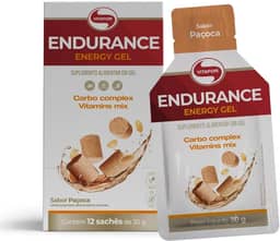 Vitafor - Endurance Energy Gel - 12 Sachês de 30g - Paçoca
