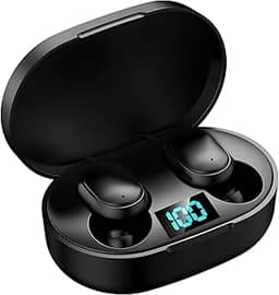 Fone de Ouvido Bluetooth Sem Fio Wireless com Visor LED, Som Hi-Fi Estéreo, Cancelamento de Ruído, Toque Inteligente, Bateria Longa Duração, Corrida Compatível com Android e iOS Linha Premium