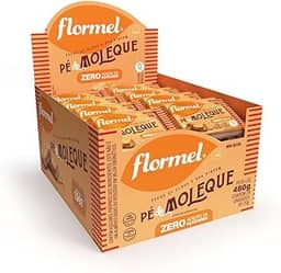 Pé de Moleque Zero Açúcar FLORMEL- Caixa com 24 Unidades