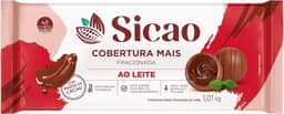 Cobertura sabor Chocolate Ao Leite Fracionado Sicao 1KG