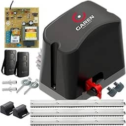 Kit Motor Portão Deslizante De Correr Completo 2 Controles 3,5M Cremalheira (110, Volts)