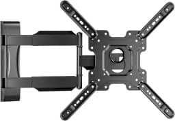 Suporte Articulado de Parede para TV, Ajuste Livre, Adequado para TVs Planas e Curvas de 16 a 63 Polegadas (VESA 400 x 400 Max), Suporta um Peso Máximo de 35 Quilogramas, Instalação Fácil (Preto)