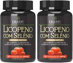 KIT 2X Licopeno com Selênio 780mg 60 cápsulas - Bioklein