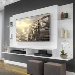 Multimóveis Painel Nairóbi Plus para TV até 60" Branco Acetinado Texturizado