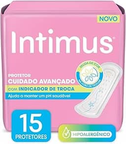 Intimus Protetor Diário com Indicador de Troca - 15 unidades