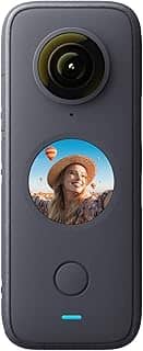 insta360 ONE X2 Câmera de ação à prova d'água 360 graus, 5,7K 360, estabilização, tela sensível ao toque, edição de IA, transmissão ao vivo, webcam, controle de voz