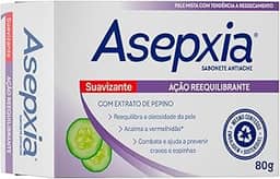 Asepxia Sabonete Facial Suavizante 80g - Cremoso e Ação Reequilibrante
