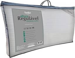 Travesseiro Duoflex Altura Regulável NATURAL LÁTEX PREMIUM, com 04 opções de altura, 50 x 70 cm