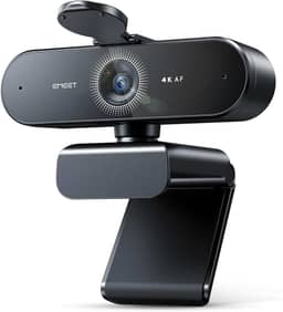 EMEET Webcam NOVA 4K para PC - Ultra 4K HD, foco automático PDAF, microfones com cancelamento de ruído duplo, FOV de 73°, correção automática de luz, USB-A, capa de privacidade, ideal para reuniões de