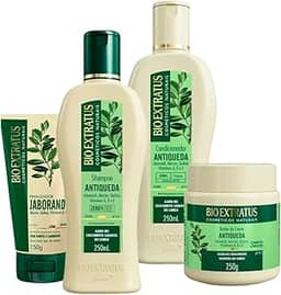Kit Jaborandi Antiqueda Shampoo Condicionador Máscara 250 Finalizador