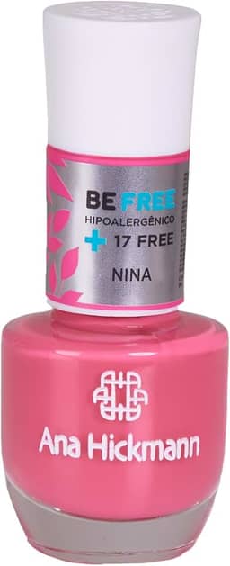 Esmalte Hipoalergênico Ana Hickmann 9ml - Coleção Be Free, Cor Nina - Secagem Rápida e Aplicação Suave