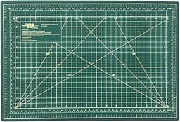 Base Para Corte De Mesa A3 Dupla Face Patchwork Artesanato (Verde)