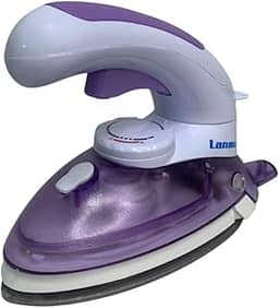 Mini Ferro De Passar A Vapor Viagem Bivolt Portátil Roxo