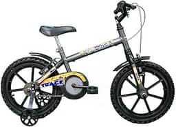 Bicicleta Infantil Aro 16 Dino Grafite e Laranja, Track Bikes