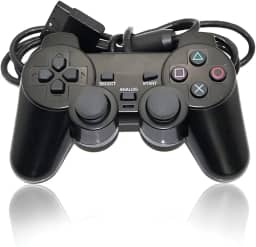 Joystick Controle com Fio Videogame PS2 Analógico Jogo
