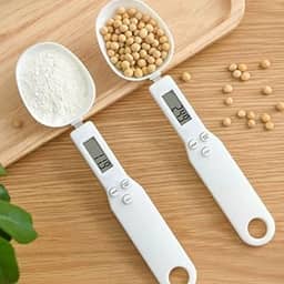Asia Golden Colher Dosadora Digital de Alta Precisão 500g (Branco)