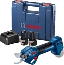 Bosch Tesoura de Poda a bateria Pro Pruner BRUSHLESS 12V, 2 baterias, carregador e maleta