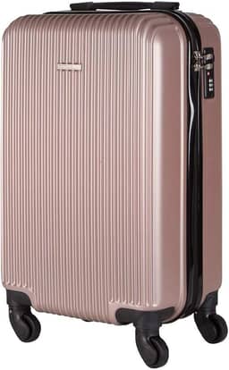 Mala de Bordo em ABS Com 4 Rodas 360 - Roncalli Tokio (Rose)