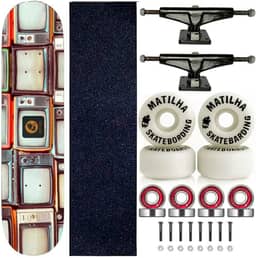 Skate Completo Montado Shape Matilha Skate Television 8.0
