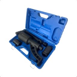 Desforcímetro 680Nm Profissional com 2 Soquetes Reforçados para Rodas de Caminhão e Ônibus com Estojo Plastic Box