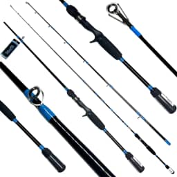 MARURI, VARA PARA CARRETILHA PLUSFISH SPIN BC562M 5'6" (1.68M) 8-17LB - AZUL - 2 PARTES