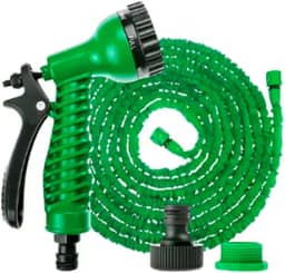 Mangueira Mágica Retrátil Flexível 7 a 30m Elástica Nylon Metal