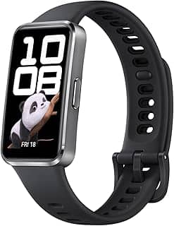Smartwatch, HUAWEI Band 10, Corpo Elegante em Liga de Alumínio, Análise do Sono em Nível Profissional, Assistente de Bem-estar Emocional, Relógio Smartwatch Compatível com Android e iOS, Preto Fosco
