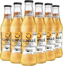 Água Tônica Tangerina 255ml pacote com 6 unidades