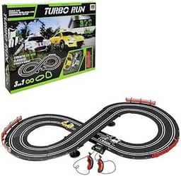 Autorama 3 em 1 Duplo Pista Controle Remoto 2 Carrinhos