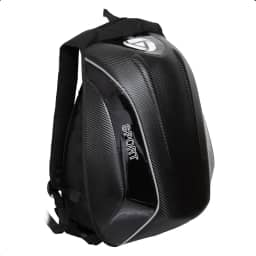 Mochila Moto Grande Aerodinamica Impermeavel Porta Capacete Efeito Fibra de Carbono Qualidade Premium