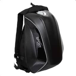 Mochila Moto Grande Aerodinamica Impermeavel Porta Capacete Efeito Fibra de Carbono Qualidade Premium