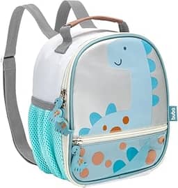 Lancheira Térmica Infantil, Resistente e Divertida, Bebê, Buba (Dino Azul)