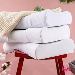 Travesseiro Cervical - I wanna sleep - Duo Position®, quatro opções de altura, apoio adaptável, espuma de alta resiliência, suporte ergonômico.