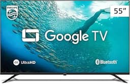 PHILIPS, Smart TV, 55'' 4K UHD, 55PUG7019/78, Google TV, Comando de Voz, HDR
