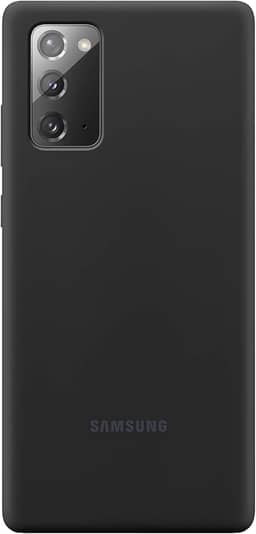 Capa Protetora Silicone Preta Galaxy Note 20