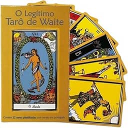 META ATACADO, O Legítimo Taro Waite 22 Cartas Plastificado Com Manual