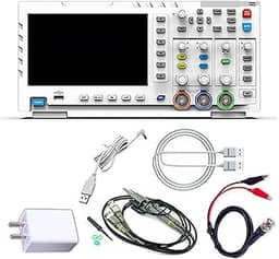 Osciloscópio digital, osciloscópio digital USB 1014D gerador de sinal de entrada de canal duplo 2 em 1 frequência de amostragem 1GSa/s 100 MHz* 2 largura de banda analógico portátil e fácil de usar