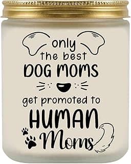 Presentes para mães novas, presente para mamãe, melhores presentes para grávidas, presentes de gravidez para mães de primeira viagem, presentes engraçados de mãe de cachorro para mães grávidas, vela